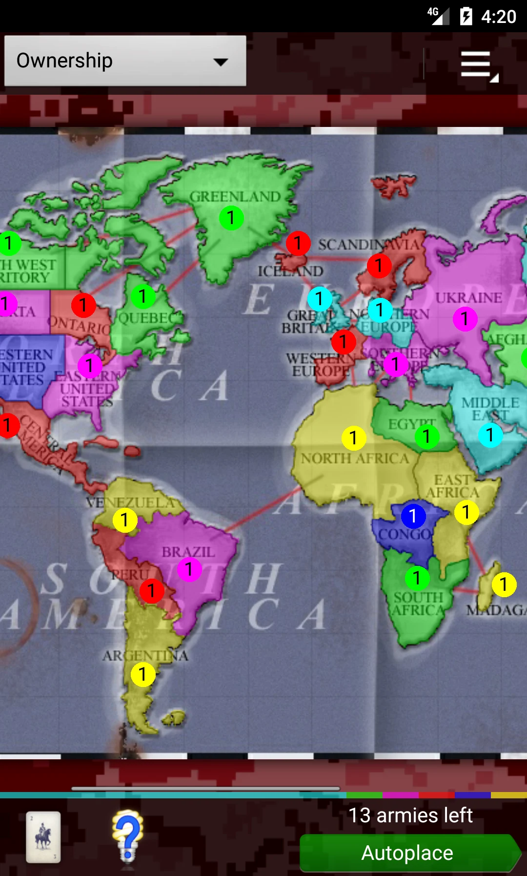 Domination (risk & strategy) screenshot