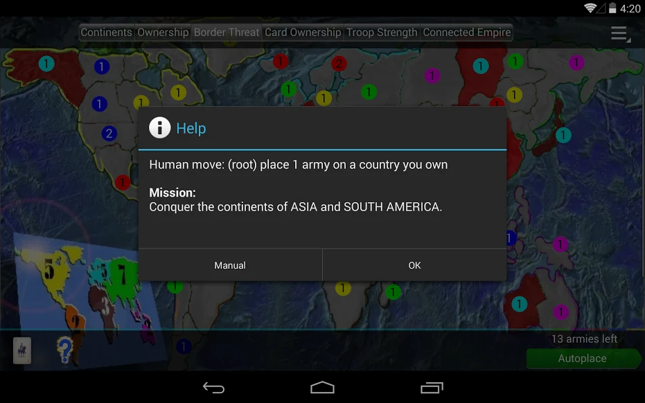 Domination (risk & strategy) screenshot