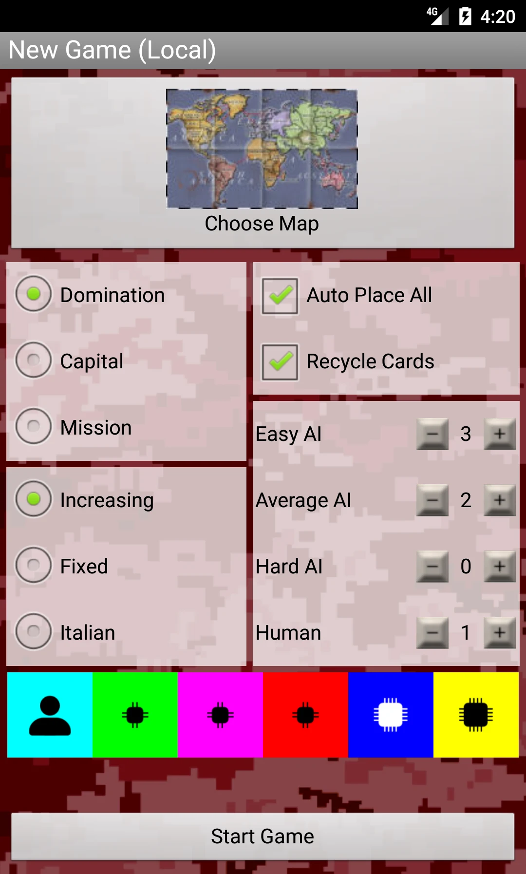 Domination (risk & strategy) screenshot