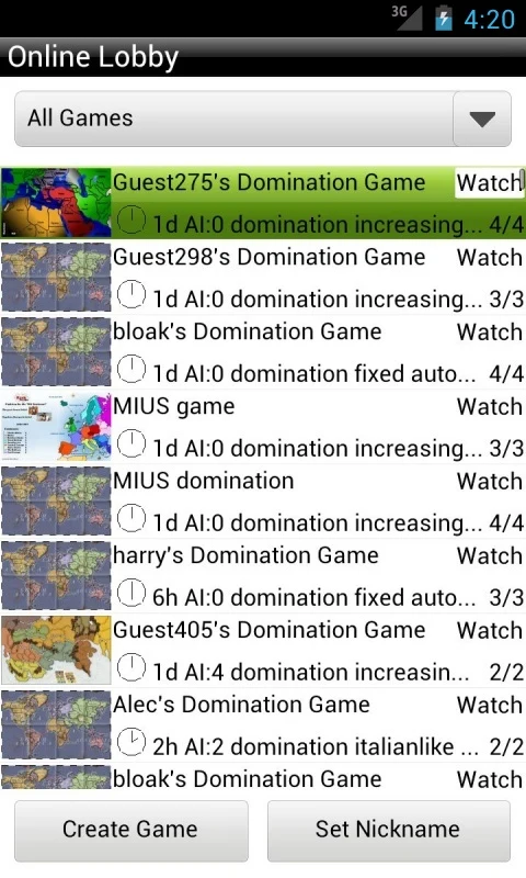 Domination (risk & strategy) screenshot